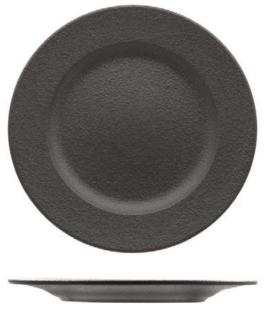 BLACK DAZZLE- PIATTO PIANO A FALDA CM 27- ALLUMINA