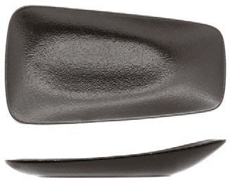 BLACK DAZZLE- PIATTO RETTANGOLARE CM 24X13 - ALLUM