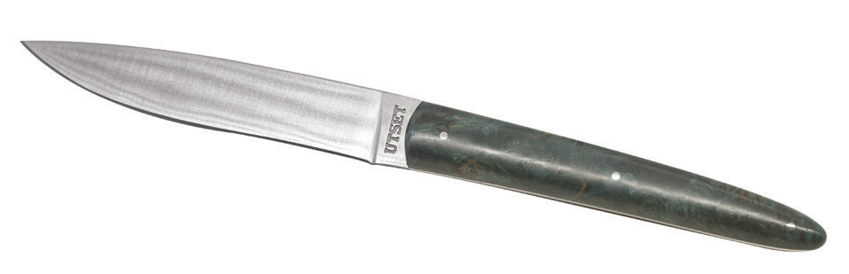 UTSET - COLTELLO CM 22,5 MANICO LEGNO AZZURRO