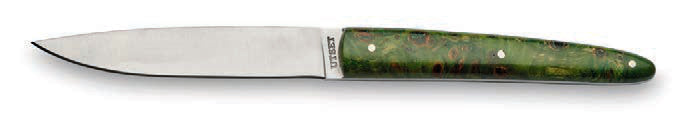 UTSET - COLTELLO CM 22,5 MANICO LEGNO VERDE