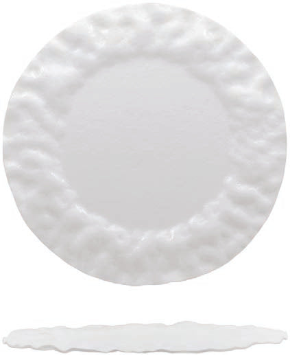 CLOUD - PIATTO PIANO CM 30 BIANCO LUCIDO