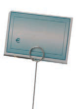 COPRICARTELLINI C.PUNTE INOX E BASETTE