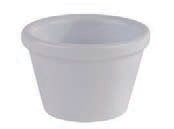 FRIENDLY BOWL-COPP. CONICA POLIETILENE BIANCA CM 6