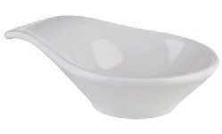 FRIENDLY BOWL-COPPETTA POLIET. BIANCA 11,5 X7,5 H3