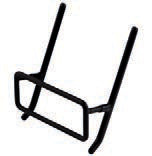 SUPPORTO COPERCHI 2 PZ INOX -NERO
