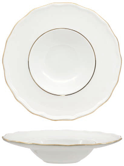 DIANA GOLD - PIATTO PASTA BOWL CM 28