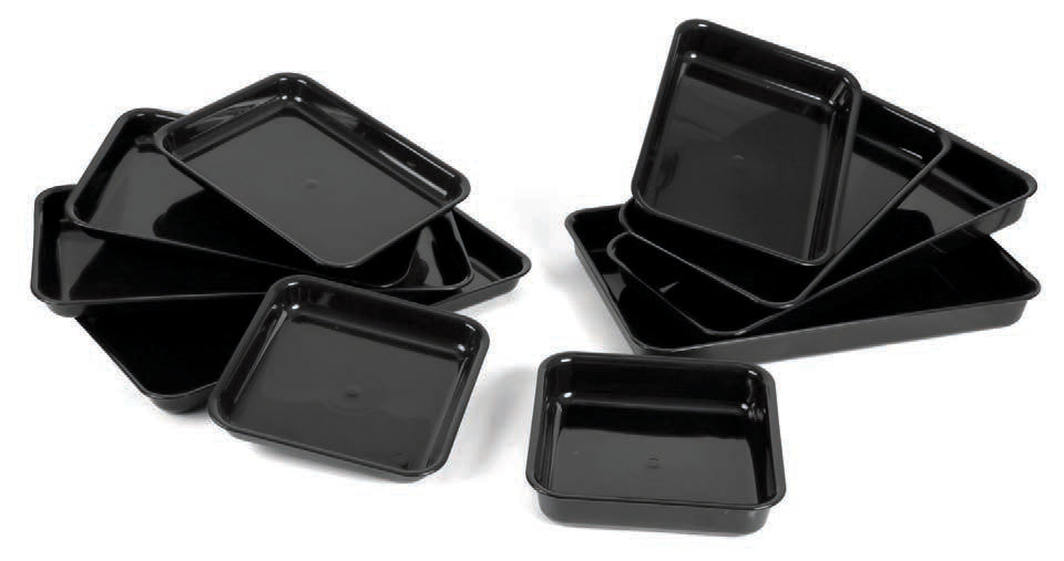 VASSOIO PMMA CM 22X29,5X8,5 NERO