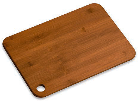 BAMBOO DARK-TAGLIERE RETT.CM 33X23XH.1 CON FORO