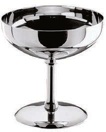 COPPA GELATO INOX CM 9 GAMBO ALTO