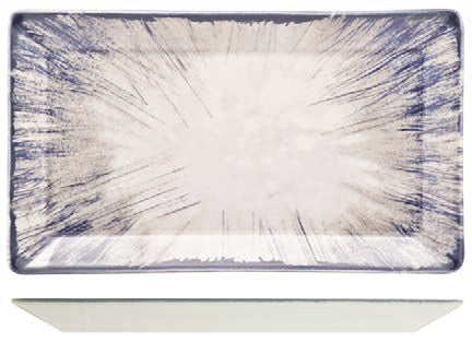 FREEDOM BLU KIMI - PIATTO RETTANGOLARE CM 29X17,5