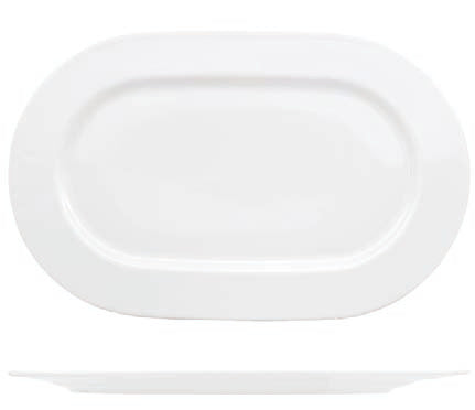 NEW PERA BIANCO - PIATTO OVALE CM 32