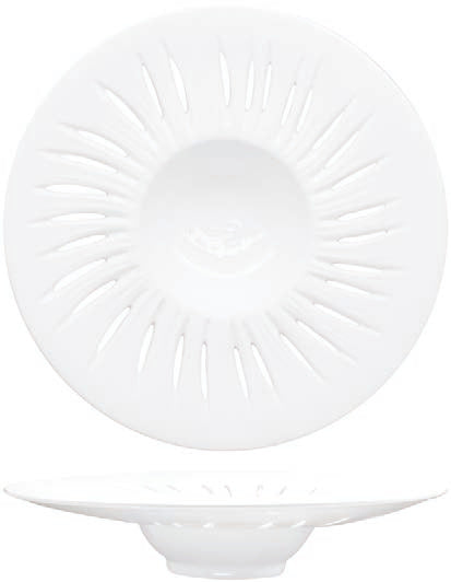 ZEFIRO-PIATTO PASTA GOURMET CM 26 BIANCO