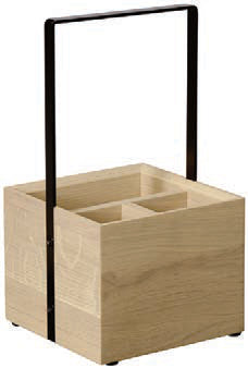VALO-TABLE CADDY LEGNO QUERCIA 15X15 H 28