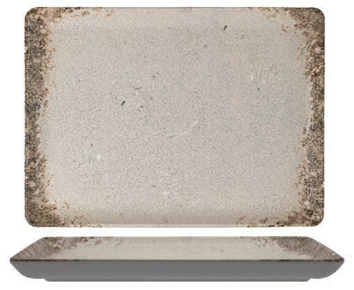 RUSTIGROUND - PIATTO RETTANGOLARE CM 30X22 H.2,3
