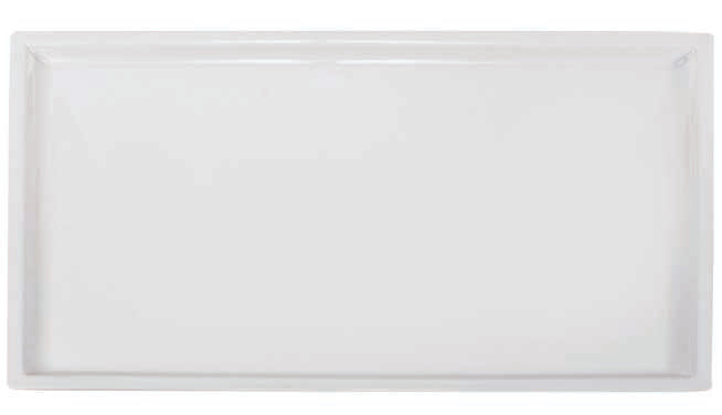 JUSTWHITE-PIATTO RETTANGOLARE CM 36X22 HP7500