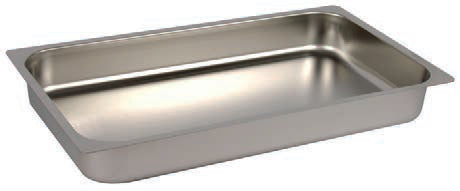 GN INOX 1.1. TEGLIA BORDO P. CM53X32 H.4