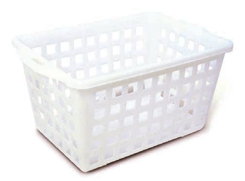 CESTA FORATA CM 63X45X35 BIANCO 2200HD
