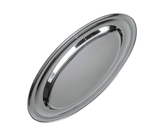 VASSOIO OVALE PORTATA CM 45 INOX 1100-45