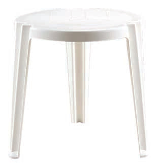 GIGLIO-TAVOLO MONOBLOCCO CM 70 3GAMBE BIANCO 159
