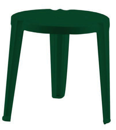 GIGLIO-TAVOLO MONOBLOCCO CM70 3GAMBE VERDE 159-5