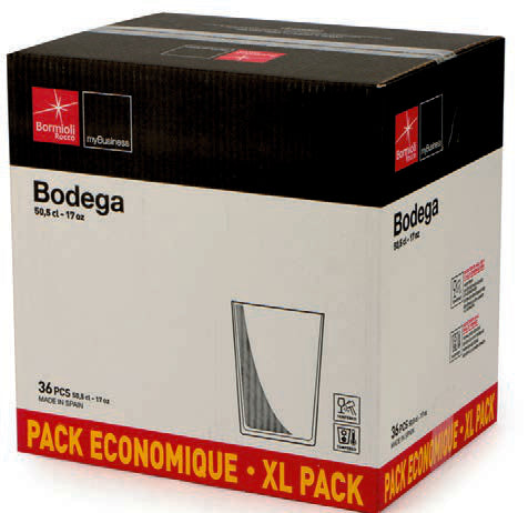 BODEGA - CONFEZIONE 36 BICCHIERI MAXI CL 50,5
