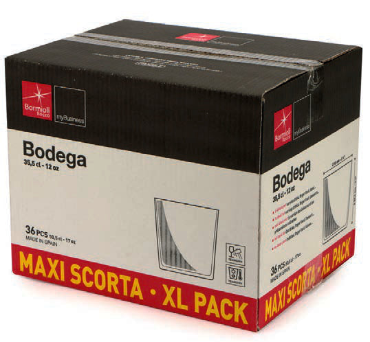 BODEGA - CONFEZIONE 36 BICCHIERE MEDIUM CL 35,5