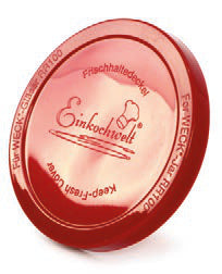 WECK - TAPPO SILICONE ROSSO 100 MM.