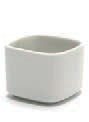 JUSTWHITE-COPPETTA QUADRA CM 9,5 H.5,5 HB0921