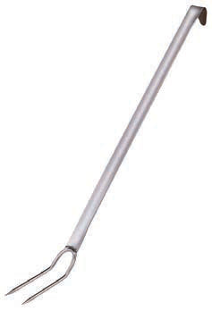 UNIPEZZO - FORCHETTONE 2 PUNTE INOX CM 50