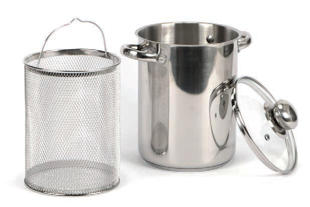 SPARGY -ASPARAGERA INOX CON COPERCHIO CM.16