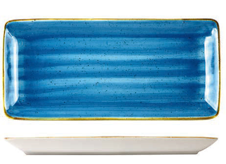 JAVA AQUA BLU - PIATTO RETT. CM 25X10 22110AB