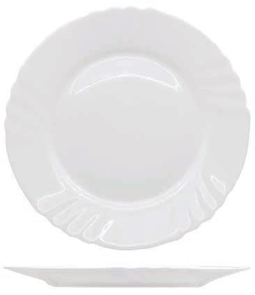 EBRO - PIATTO PIANO 26 BIANCO 4.02810
