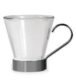 YPSILON - TAZZA CAFFE CL 11 MANICO INOX 40320