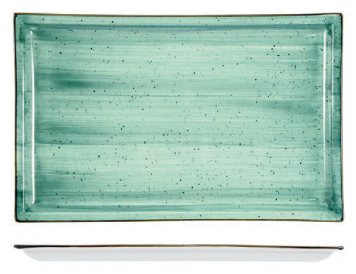 JUSTCOLOR GREEN-PIATTO RETT.31X18 CHP11757-1096K2