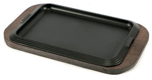 PIATTO GHISA RETT.SERVIRE 29X21 BASIC 0484MB30GCV