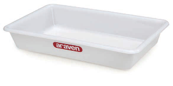 ARAVEN-VASCHETTA BIANCA 485X335X80 LT.8 01132