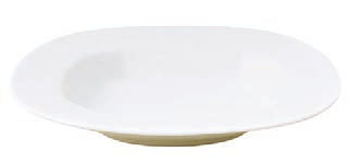 ORA WHITE - PIATTO FONDO C.FALDA CM 24X21 88920