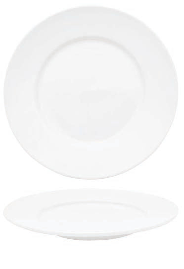 CLASSIC WHITE - PIATTO PIANO CM31 CON FALDA 01210H