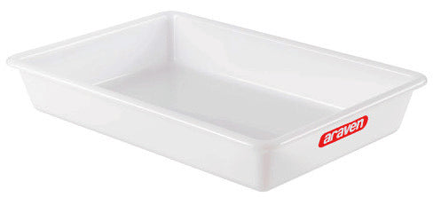 ARAVEN-VASCHETTA BIANCA 345X235X75 LT.3 01130