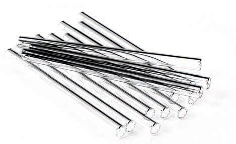 SET 12 CANNUC.VETRO TRASP. SCHOOT 15 CM D.10 33850