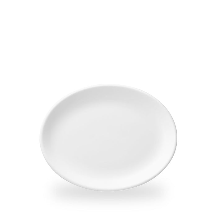 White Piatto Ovale 10" Box 12 - WH D10 1