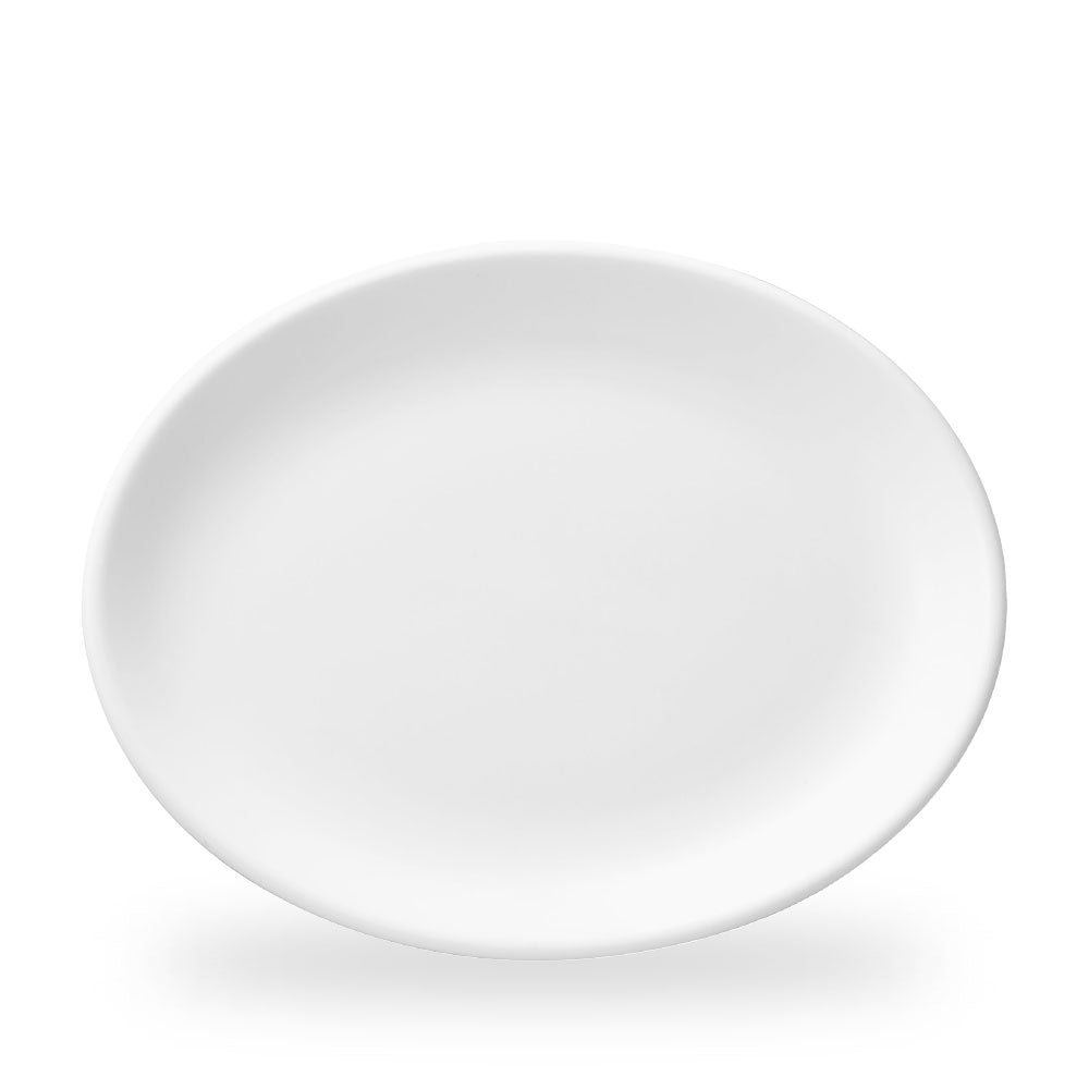 White Piatto Ovale 13.25" Box 12 - WH D13 1