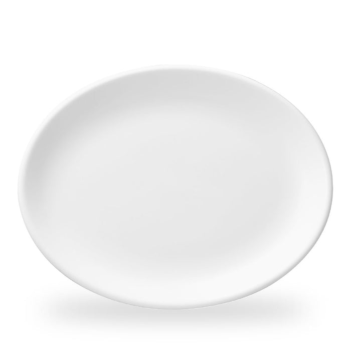 White Piatto Ovale 14.25" Box 12 - WH D14 1