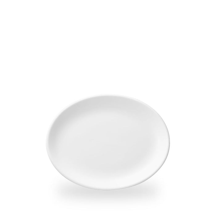 White Piatto Ovale 9" Box 12 - WH D9 1