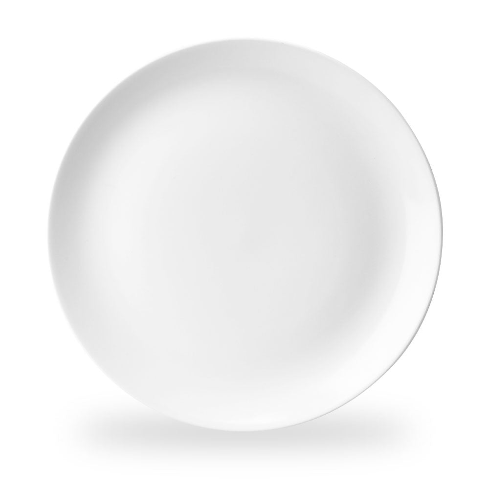White Round Evolve Piatto Piano 12" Box 6 - WH EV121
