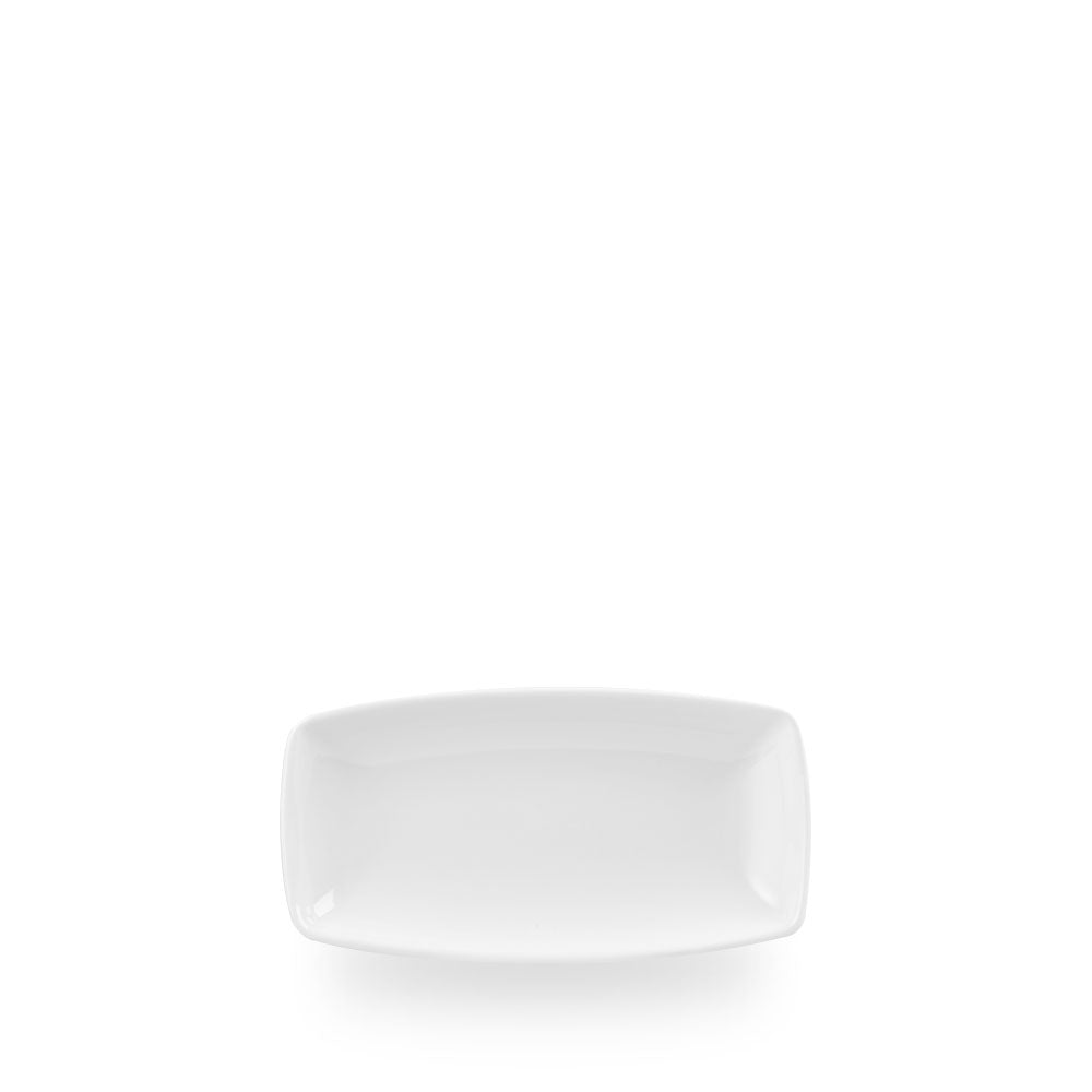 White X Piatto Rettangolare Squadrato 7 6/8" Box 12 - WH OP8 1