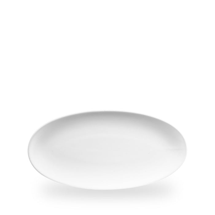 White Piatto Ovale Chefs 11 4/5X5 3/4" Box 12 - WH OV301