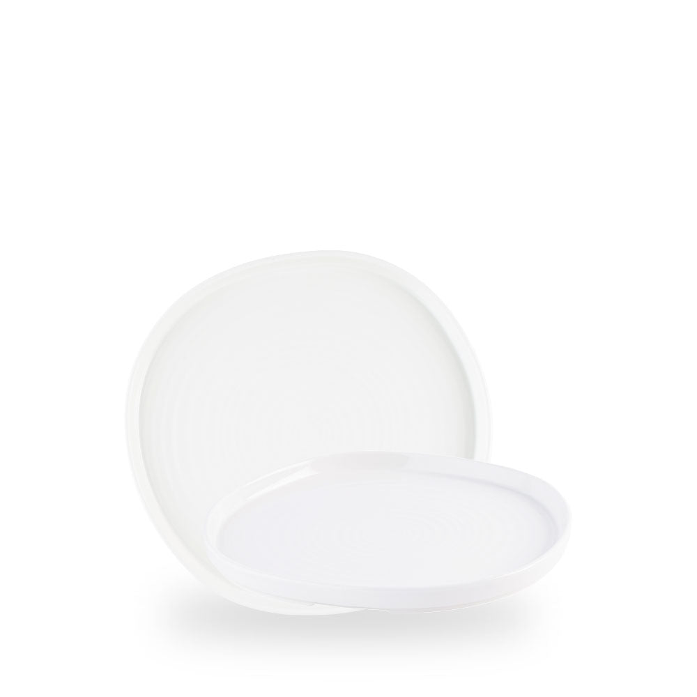 White Organic Piatto Walled Box 6 - WH OW211