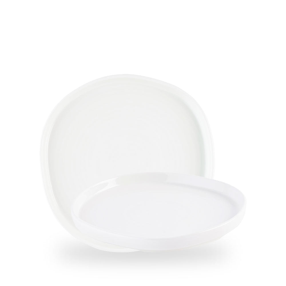 White Organic Piatto Walled Box 6 - WH OW261
