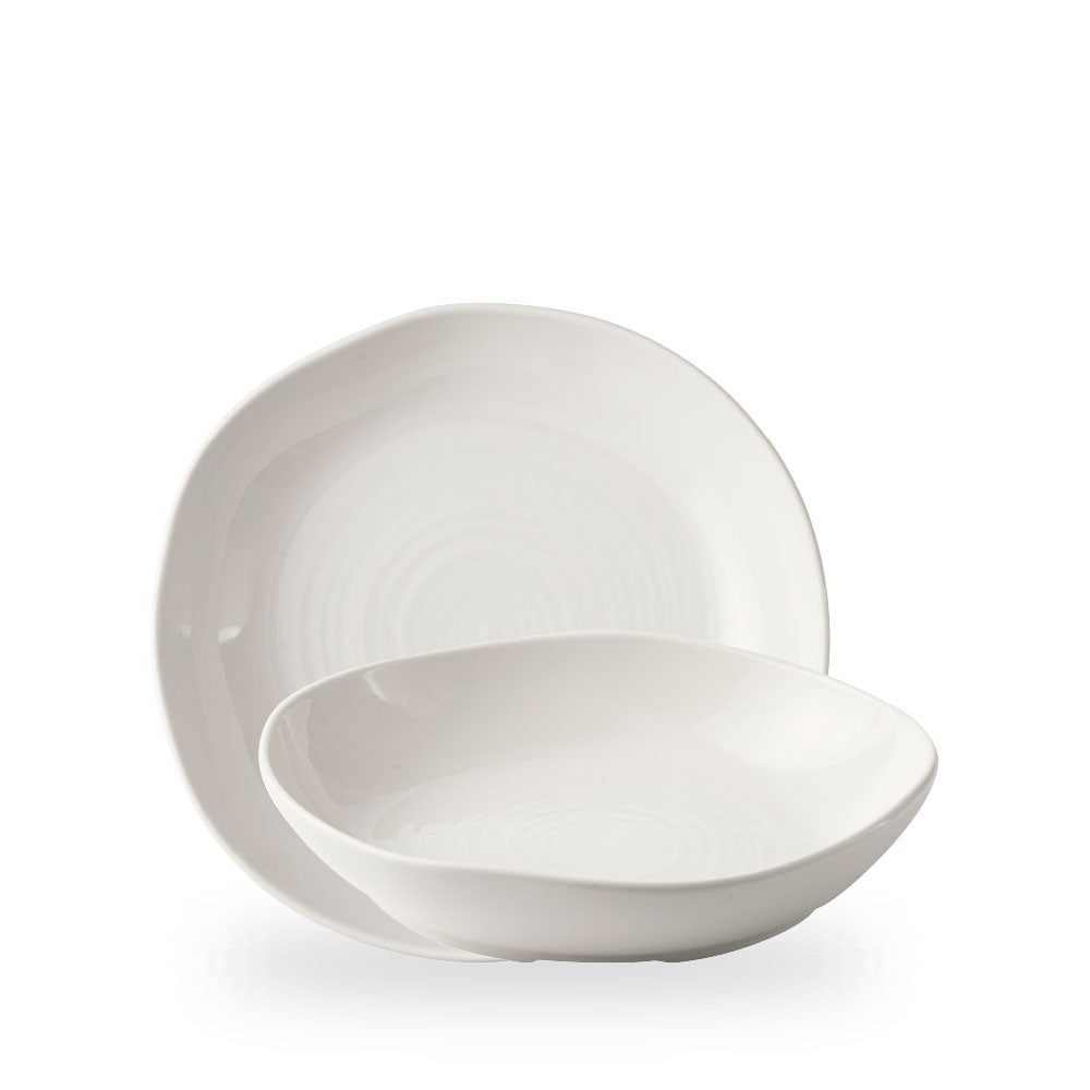White Natural Bowl25Cm Box 6 - WH PWB21